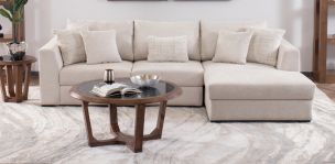 Sala en L Derecha Balik Beige