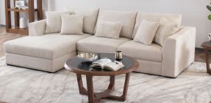 Sala en L Izquierda Balik Beige