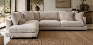 Sala en L Izquierda Ontario Beige