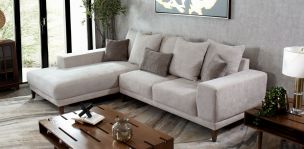 Sala en L Izquierda Zaporini Beige