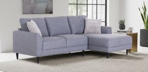 Sala en L Derecha Amanda Gris