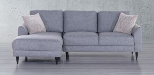 Sala en L Izquierda Amanda Gris