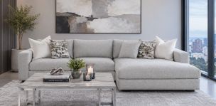 Sala en L Derecha Westford Gris