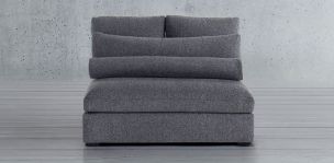 Sillón sin Brazos Alexander Gris