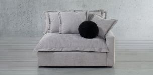 Sillón Derecho Trivoli Gris claro