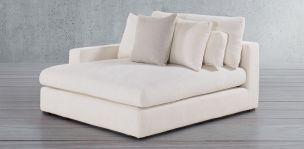 Chaise Long Izquierdo Vermont Beige