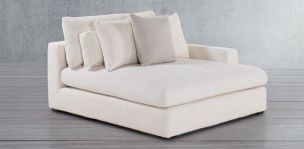 Chaise Long Derecho Vermont Beige