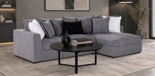 Sala en L Derecha Bella Gris Oxford