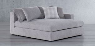 Chaise Brazo Derecho Bella Gris