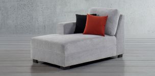 Sillón Largo Izquierdo Terra Gris