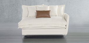 Sofá 2 Plazas Derecho Daria Beige