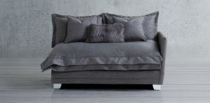 Sofá 2 Plazas Brazo Derecho Daria Gris