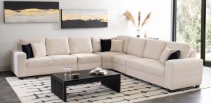 Sala Esquinera Terra Beige 5 Piezas