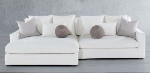 Sala en L Izquierda Tramontana Blanca