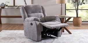 Sillón con Reclinable Cl Brooklyn Gris