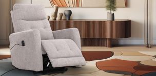 Sillón Reclinable con Elevador Eléctrico Olimpia Gris