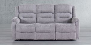 Sofá con Reclinables Cl Brooklyn Gris