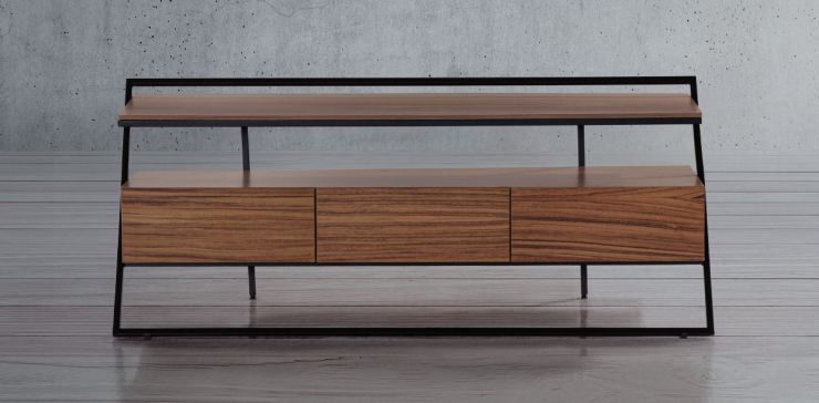 Mesa TV 160 cm Mónaco Parota