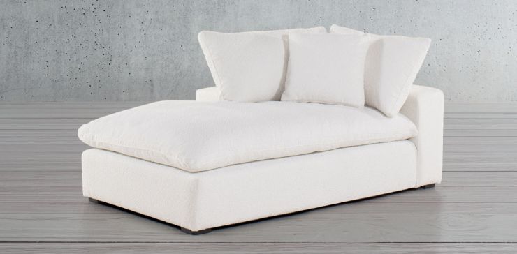 Chaise Long Izquierdo Elysee Blanco