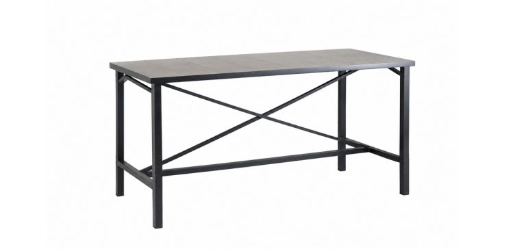 Mesa Alta 160 x 106 cm Tecno Negro