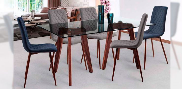 Antecomedor 175 X 100 Cm Rectangular Arlet Vidrio