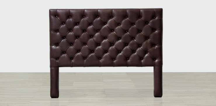 Cabecera Queen Size Bamberg Capitonada Moka