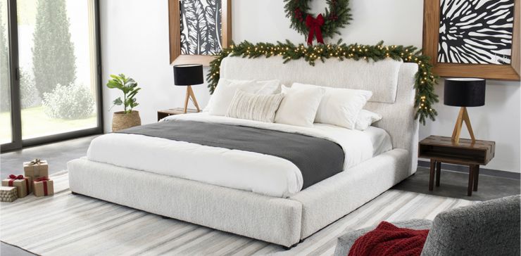 Cama King Size Joyce Blanco