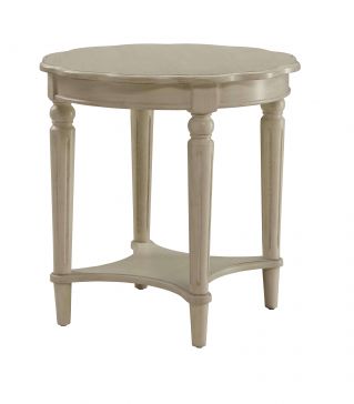Mesa Lateral Fordon Madera Blanco