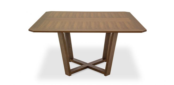 Mesa Comedor Cuadrada 140 x 140 cm Kurk Café