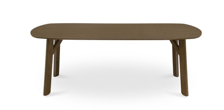 Mesa Comedor Rectangular 210 x 90 cm Nemi Café