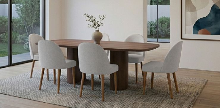 Comedor Alicia Parota con 6 Sillas