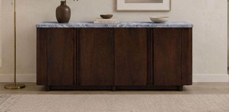 Buffet de Granito 160 cm Karra Nogal