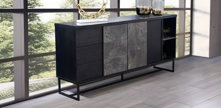 Buffet Geo Negro