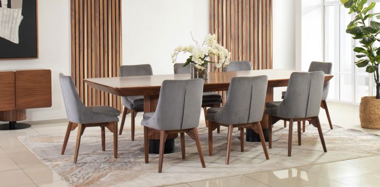 Comedor 280 x 120 cm Dann con 8 Sillas Allegra