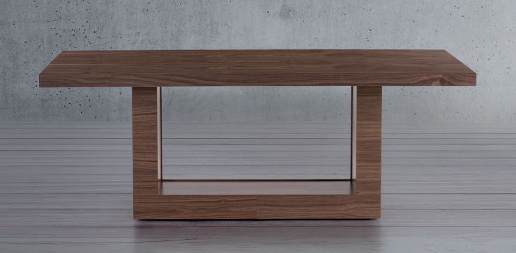 Mesa Comedor Rectangular 200 x 100 cm Kore Nogal