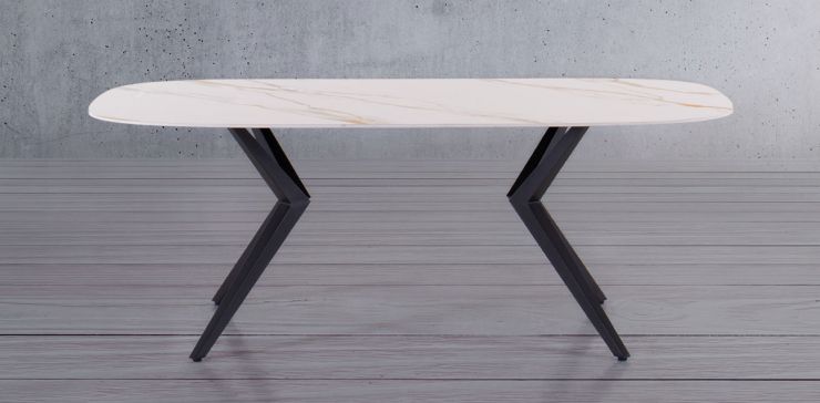 Mesa Comedor 200 x 100 cm Rummer Beige