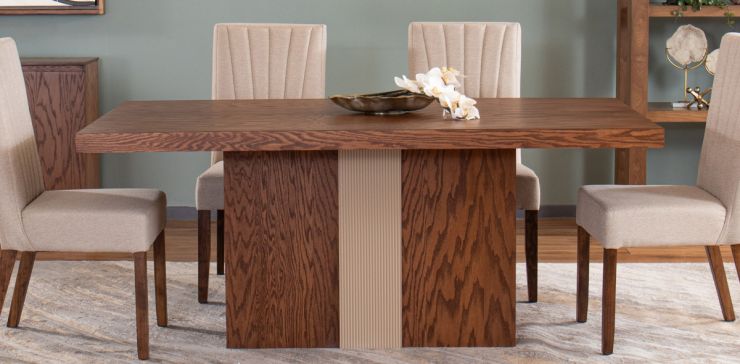 Mesa Comedor Rectangular 180 x 100 cm Divano Beige