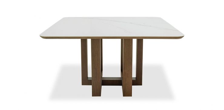 Mesa Comedor Cuadrado Apik Blanco