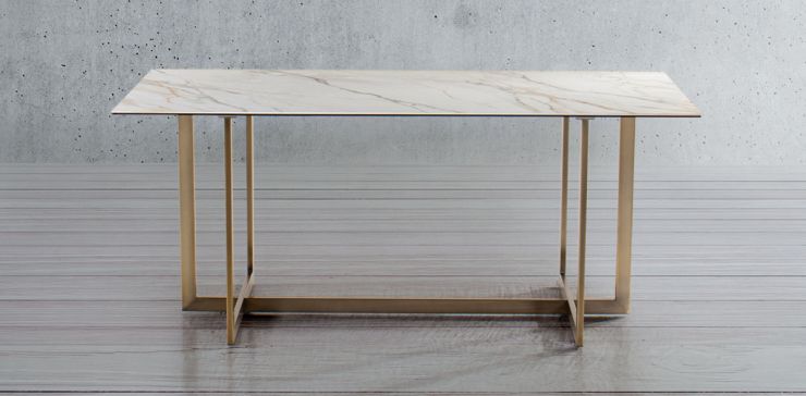 Mesa Comedor Rectangular 180 x 90 cm Sicilia Blanco