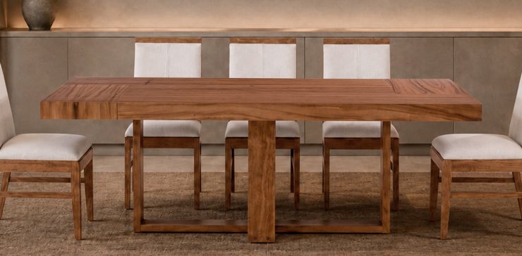 Mesa Comedor 220 x 110 cm Barcelona Parota