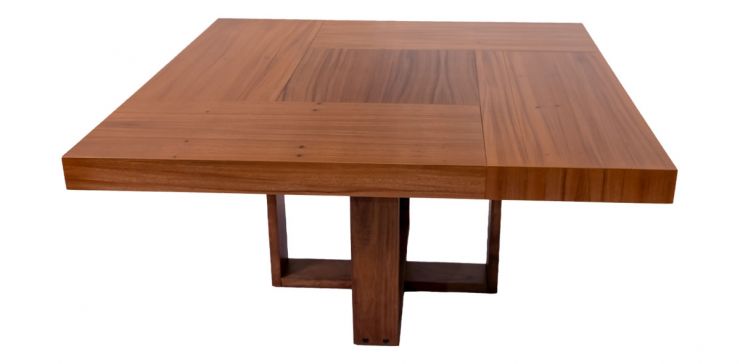 Mesa Comedor 150 x 150 cm Barcelona Parota