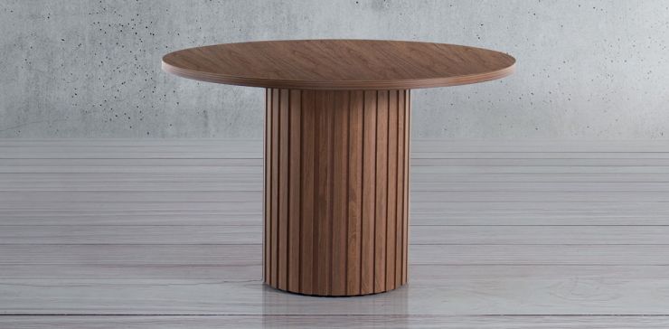 Mesa Comedor 120 cm Capri Nogal