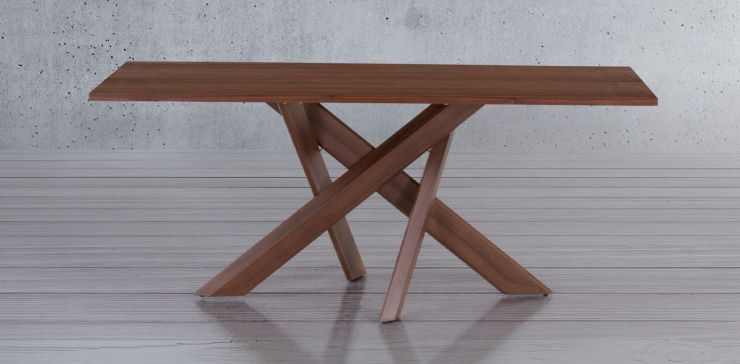 Mesa Comedor Rectangular 180 x 90 cm Christine Nogal