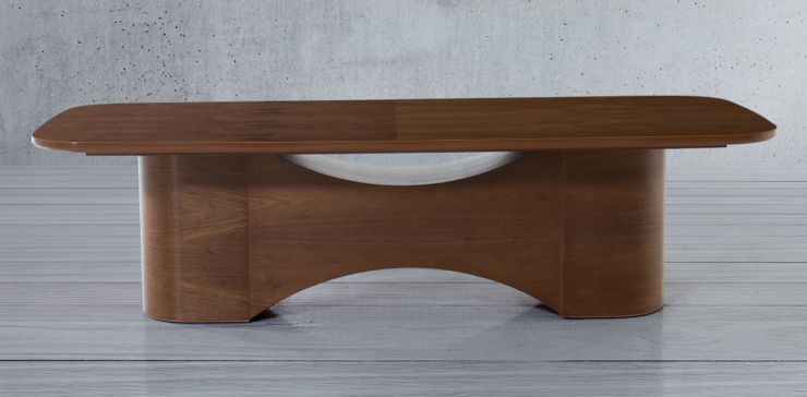 Mesa Comedor 280 x 120 cm Nogal Infinity
