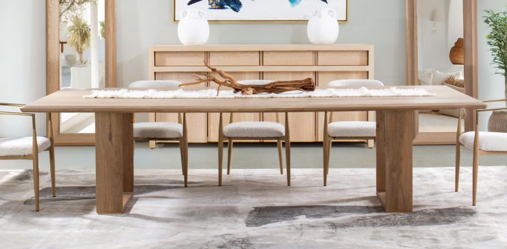 Mesa Comedor 300 x 150 cm Palmilla Natural