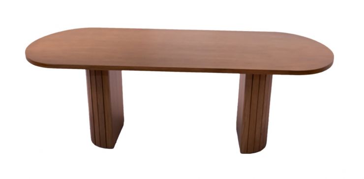 Mesa Comedor 220 x 110 cm Santorini Rosa Morada