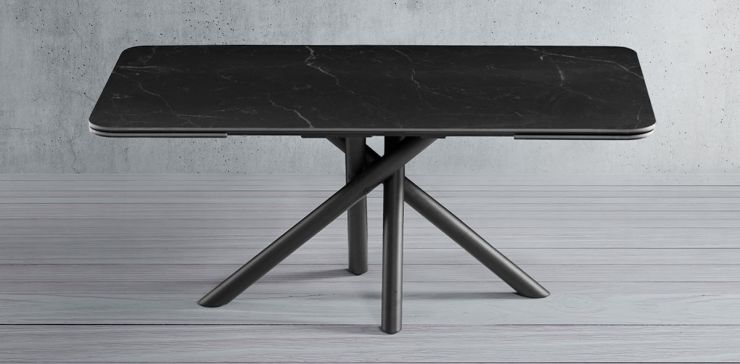 Mesa Comedor 180 x 100 cm Adria Negro