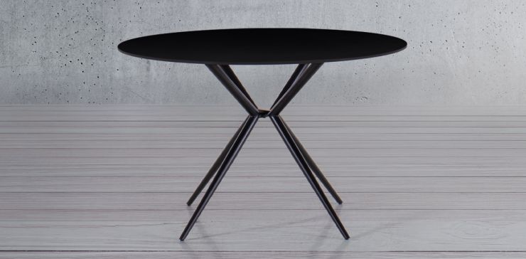 Mesa Comedor 120 cm Rummer Negro