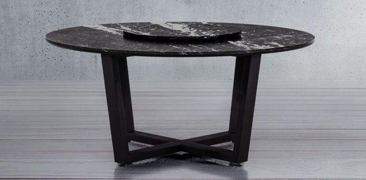 Mesa Comedor de Granito 180 cm Lungo Negro