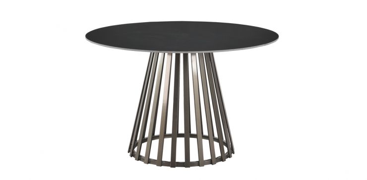 Mesa Comedor Redonda Lidya Negro